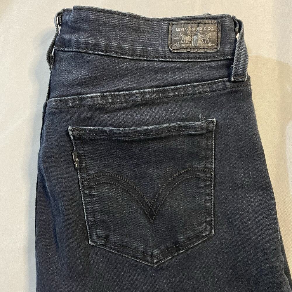 Levi's 535 Legging Jeans‎ Womens 7M Super Skinny Dark Wash Blue Stretch Denim
